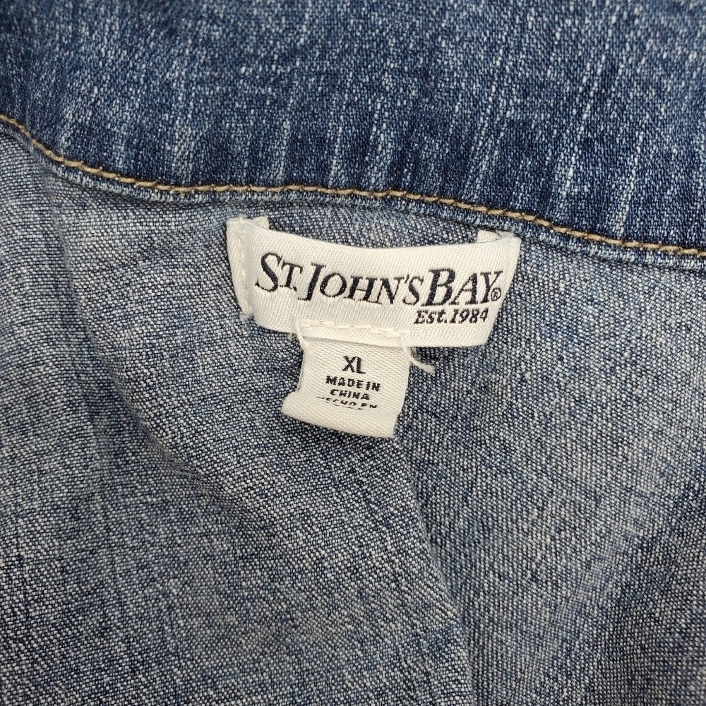 St. John's Bay Jenim Jean Jacket - Picture 4 of 5